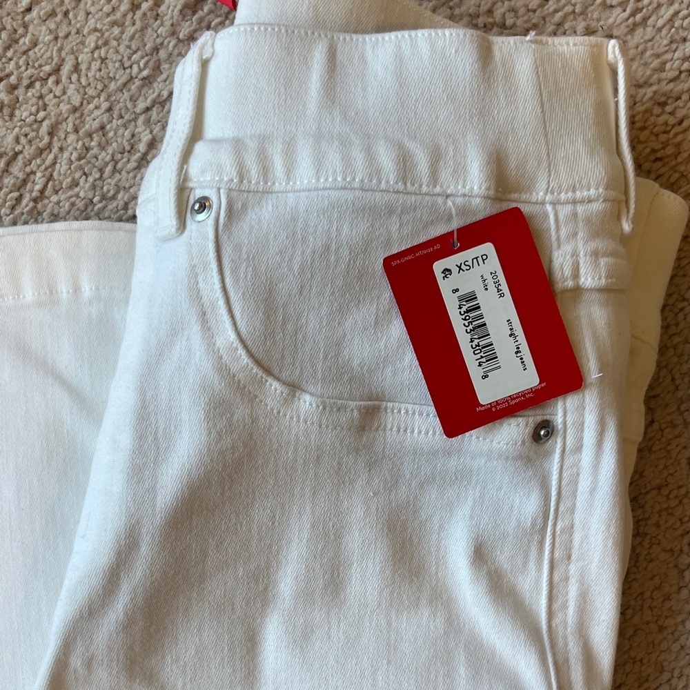White Women's Straight Leg Jeans